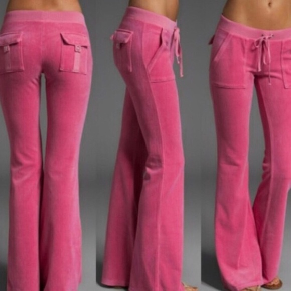 Nwot Juicy Couture Velour Pants Pink 